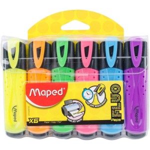 Maped Highlighter Fluopep Classic Pink=6col asst, MD-742557