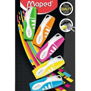 Maped Pocket highlighter blister=5col, MD-742728