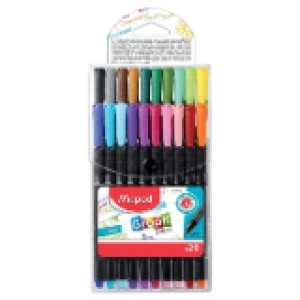 Maped Graph'Peps Fineliner Deco PAC=20col, MD-749051