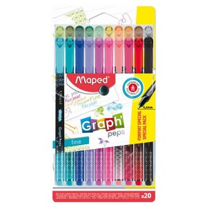 Maped Graph'Peps Fineliner Deco 15+5, MD-749052