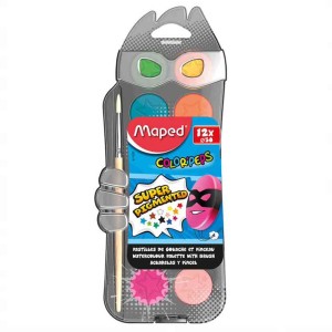 Maped Color'peps watercolors 30mm x12col, MD-811520