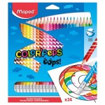 Maped Color Pencils erasable Oops 12 colors, MD-832812