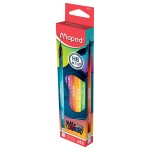 Maped Black Peps Energy HB Pencil+ER Bx=12pcs, MD-852001