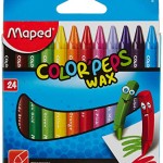 Maped Color Peps Wax Crayons 24 Col, MD-861013