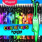 Maped Color Pencils Black Monster 24 colors, MD-862624