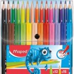 Maped Pulse Combo Pack 15ColPencils+12 FeltTip, MD-984701
