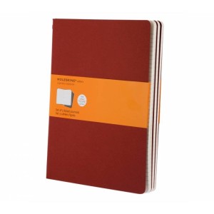 Moleskine Cahier XL Ruld st=3 Red-931076, ME-CH121EN