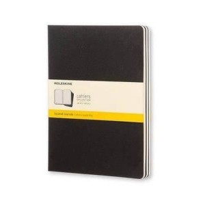 Moleskine Cahier XL SqRed st =3 Black (705021), ME-QP322