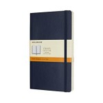Moleskine Ruld Soft Notebook Saphr Blue-Lrg (54740), ME-QP616B20