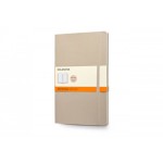 Moleskine Ruled Notebook Soft Khaki-Lrg (323623), ME-QP616G4