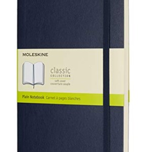 Moleskine NB L PLAIN SAPPHIRE Blue SOFT  854757, ME-QP618B20