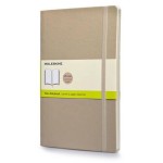 Moleskine Plain Notebook Soft Khaki -Lrg(323708), ME-QP618G4