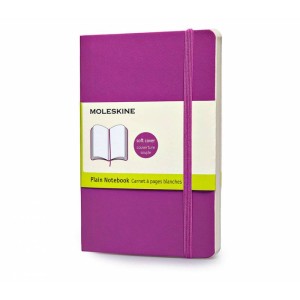 Moleskine Plain Notebook Soft  Purple-Lrg(323722), ME-QP618H4
