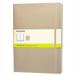 Moleskine Plain Notebook Soft Khaki -XL(323821), ME-QP623G4