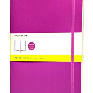 Moleskine Plain Notebook Soft  Purple-XL(323845), ME-QP623H4
