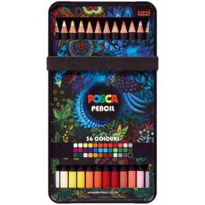 Mitsubishi Uni Posca Pencil Set=36C, MI-KPE200-36C