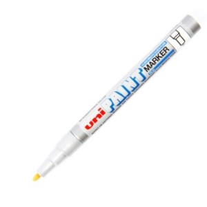 Mitsubishi Paint Marker Bullet tip White, MI-PX21-WE