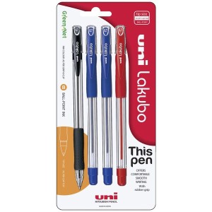 Mitsubishi Lakubo Ball Point Pen 0.7mm Bls=1col., MI-SG100F-01BK