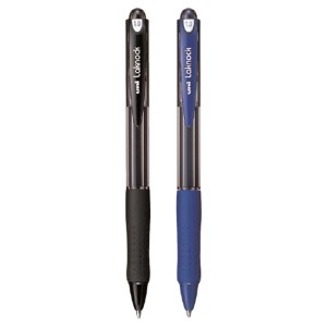 Mitsubishi Laknock Ball Point Pen 1mm, MI-SN100M-02BE-BK