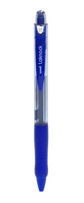 Mitsubishi Uni-ball Ball Pen Laknock bls=6pcs Blue, MI-SN100M-06CBE