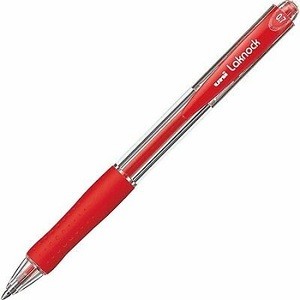 Mitsubishi Laknock Ball Point Pen 1mm Red, MI-SN100M-RD