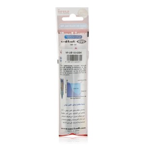 Mitsubishi Eye Micro Roller Ball Pen Bls=2pc Black, MI-UB150-02BK