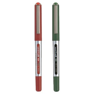 Mitsubishi Eye Micro Rol pen Bls=2p Green&Red, MI-UB150-02GN-RD