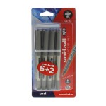 Mitsubishi Uni-ball EYE Roller Ball Pen bls=8pcs Blue, MI-UB157-08C