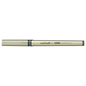 Mitsubishi Fine Delux Roller Ball Pen Bls=1pcs, MI-UB177-01BK