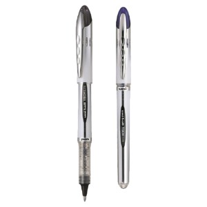 Mitsubishi Vision Elite Roller Ball Pen 0.8mm Bls=2, MI-UB200-02BE-BK