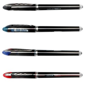 Mitsubishi Vision Elit Roller Ball Pen 0.5mm Wlt=4p, MI-UB205-04C