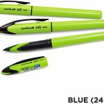Mitsubishi Uniball AIR Micro-EL GreenL Barrel-Blue, MI-UBA188M-GNL-BE