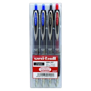 Mitsubishi Sign Retract 0.7mm pen Wlt=4p, MI-UMN207-04C