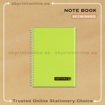 Marumam SeptColNoteBlack A5 80sht Green, MM-N572-03