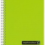 Marumam SeptColNoteBlack B6 80sht Green, MM-N575-03