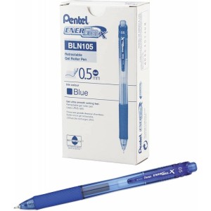 Pentel Energel-X Needle Tip 0.5mm Blue, PE-BLN105-CH