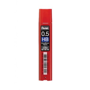 Pentel Lead AinStein Slim 0.5HB Pak=5, PE-C275S-HB-05