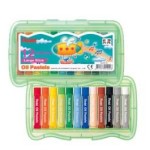 Pentel Oil Pastel 12Clear Large PP Case, PE-GHTP-12C