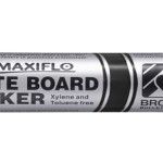 Pentel Maxiflo Broad with Bullet Tip Black, PE-MWL5W-AX