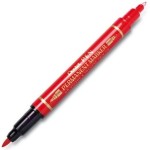 Pentel Twin Tip Marker Red, PE-N75W-B