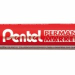 Pentel Marker Permanent Chl Red, PE-N860-B