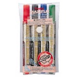 Pentel Maxiflo Permanent Blt Wlt=4Pc, PE-NLF50-04