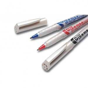Pentel Marker for CD/DVD Black & Blue -2pc, PE-NMS51-02AC