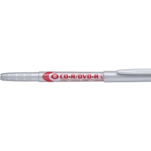 Pentel Marker for CD/DVD Red, PE-NMS51-B