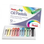 Pentel Oil Pastel Set 12Clear-New Pckg, PE-PHN-12AM