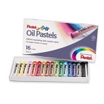 Pentel Oil Pastel Set 16Clear-New Pckg, PE-PHN-16AM