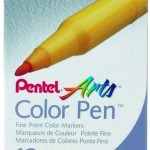 Pentel Color Pens Fibre Tip Set=12Col, PE-S360-12A
