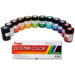 Pentel Poster Clear 30ml set=12colors, PE-WPU2-12