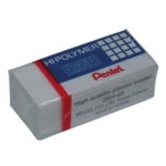 Pentel Eraser Hi-Polymer Small -10pc, PE-ZEH-03-10