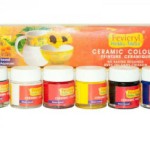 Pidilite Ceramic Col St=6colx10ml, PI-FCC010-06C